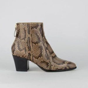 Alexandre Birman Python Ankle Boots